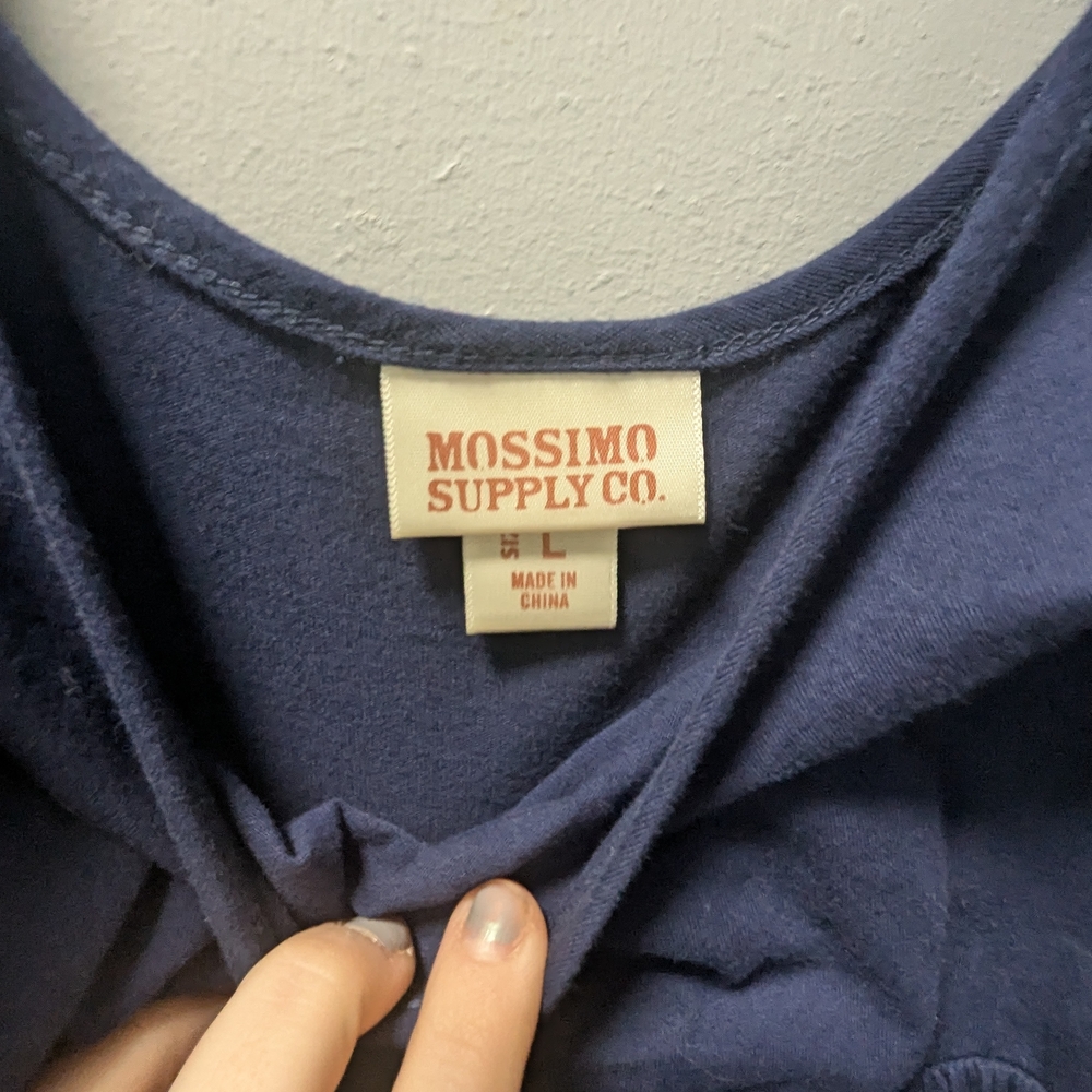 Mossimo Supply Co. Deep Blue Top - Picture 3 of 4